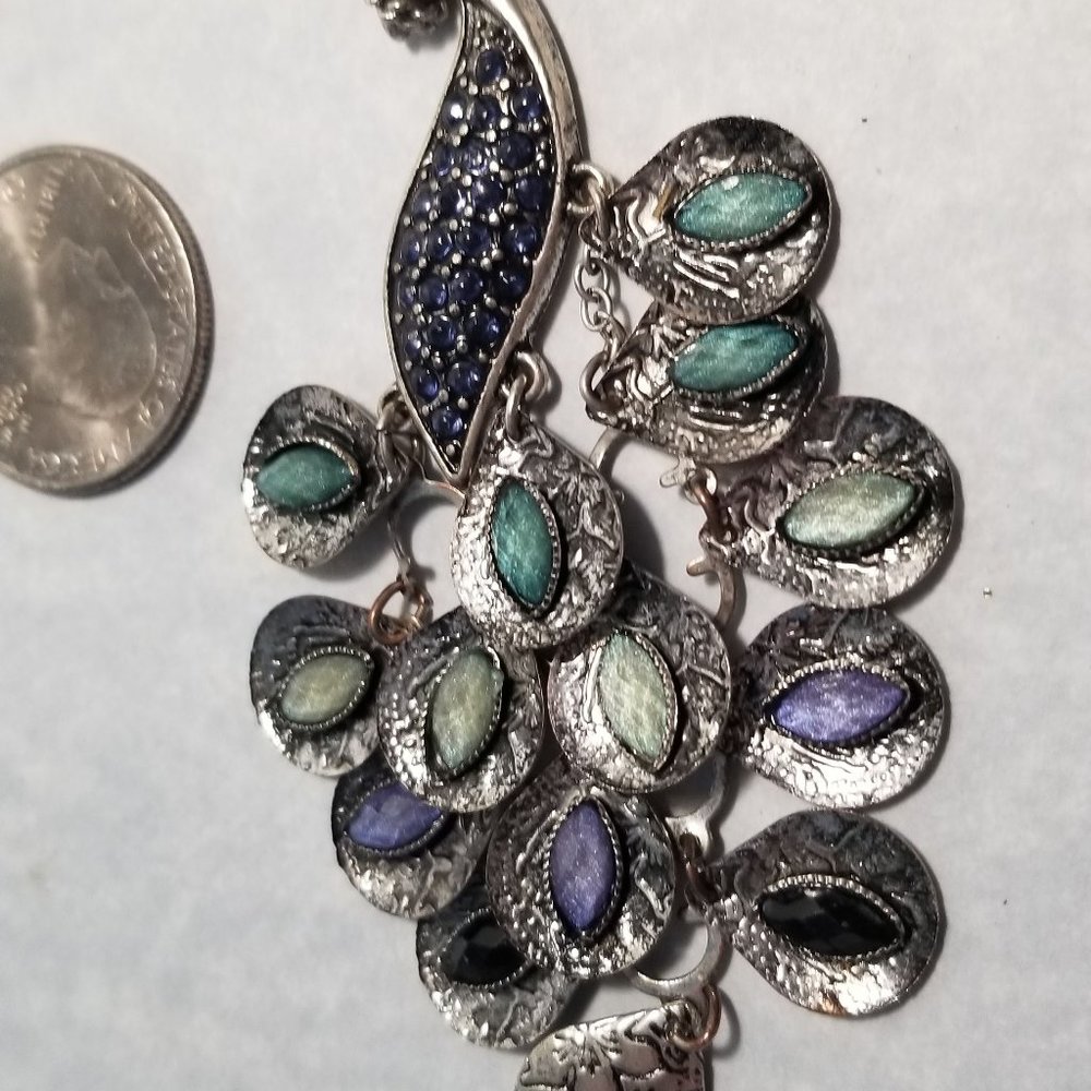 Peacock Necklace - Picture 4 of 6